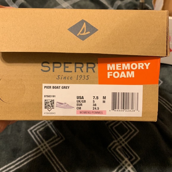 Sperry top-slider grey size 7.5 - Picture 6 of 7